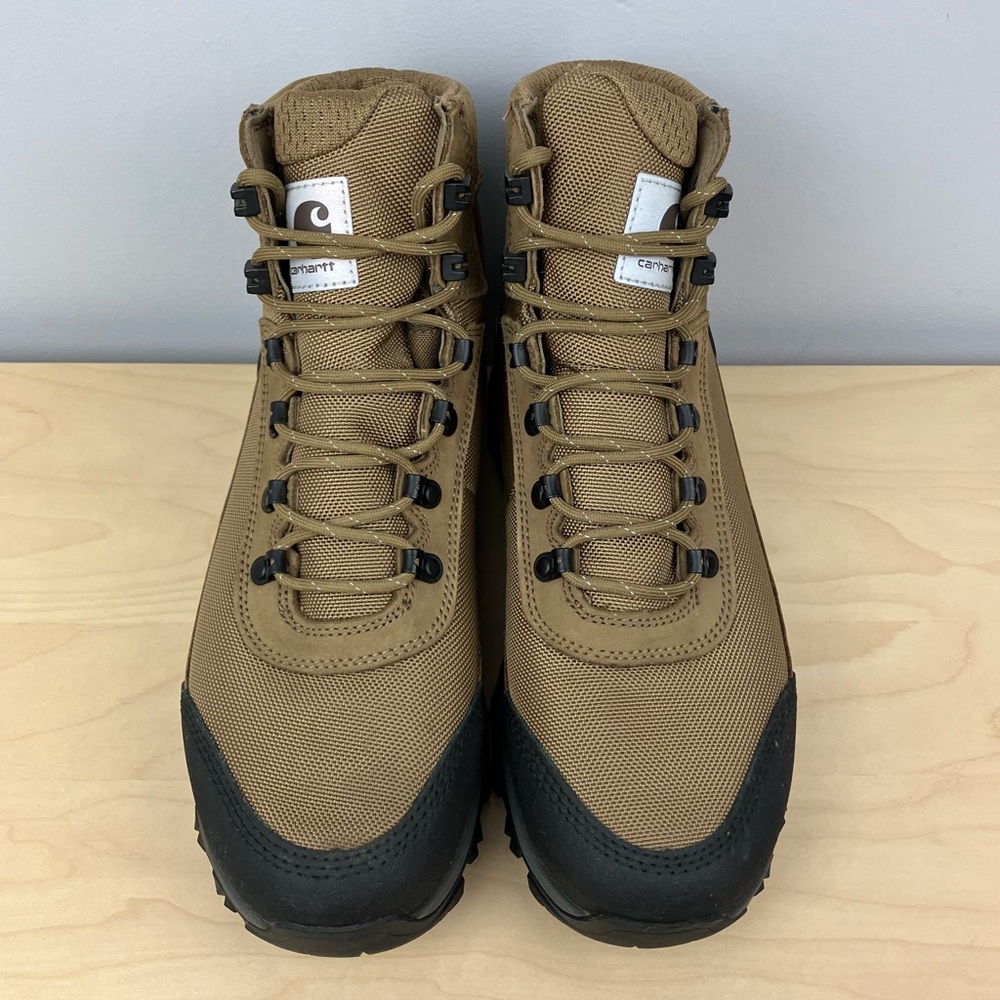 Carhartt Men’s Size 10.5 M Waterproof Brown Hiking Boots Arctic Grip FP5072 - Picture 4 of 12